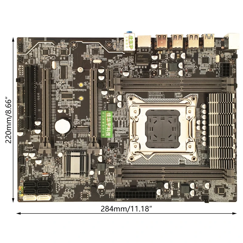 

X79Z LGA2011 Socket Standard-ATX Moterboard SATA3 HDD M.2 NVME SSD Support 4 DDR3 1866 1600 1333 MHz Memory RJ49 Network