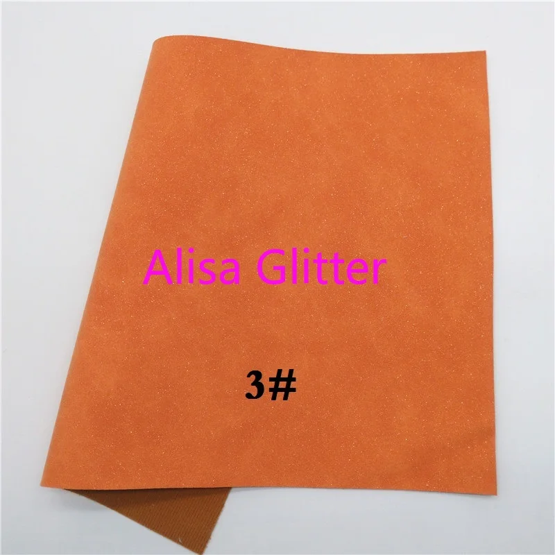 1 шт. блестящая оранжевая ткань из искусственной кожи 21 х29 см | Дом и сад