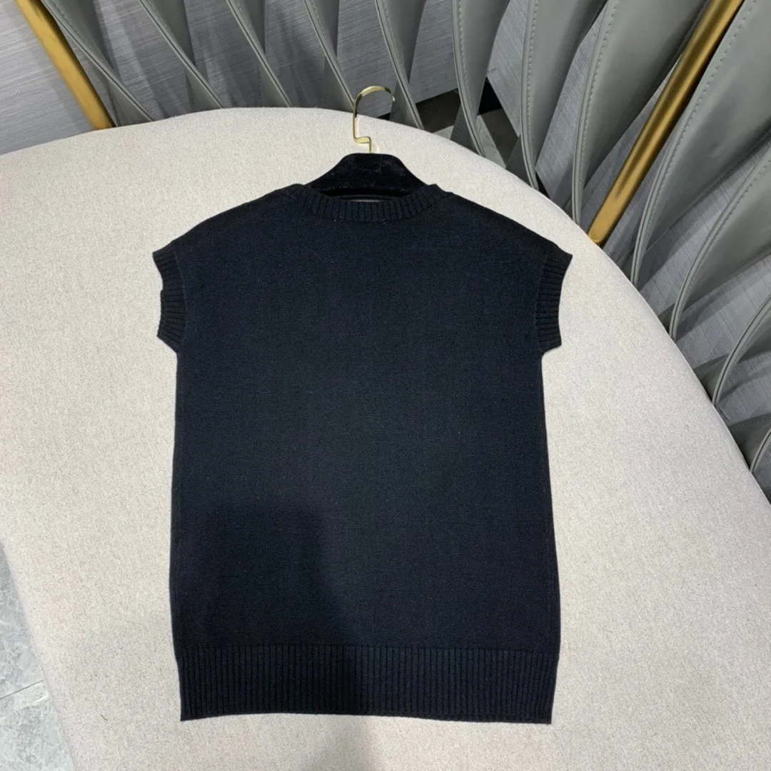 

new fashion high-end 85% wool knit tops summer o-neck sleeve jacquard soft knitwear casual short t-shirts for women