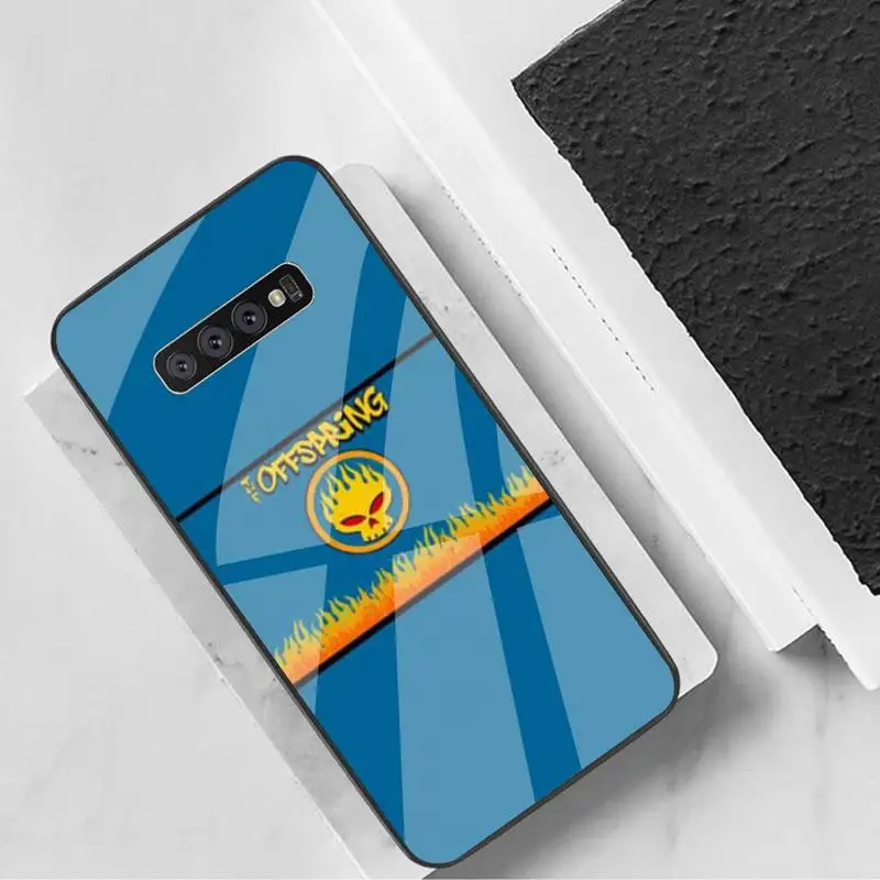 

0 The Offspring Logo Phone Case Tempered Glass For Samsung S6 7 8 9 10 20 Plus Ultra Note8 9 10 10pro