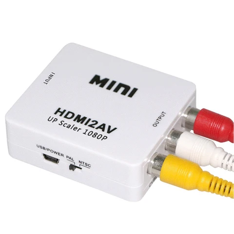 Мини-преобразователь HDMI в AV преобразователь HD видео коробка HDMI в RCA AV/CVSB L/R видео 1080P HDMI2AV Поддержка NTSC PAL