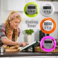 Colors Digital Kitchen Timer Big Digits Loud Alarm Magnetic Backing Stand Cooking Count Countdown Clock For Cooking