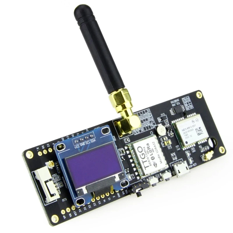 Лилиго®T Beam V1.1 ESP32 433/868/915/923 МГц Wi Fi Bluetooth модуль GPS NEO 6M SMA 18650 Держатель батареи с