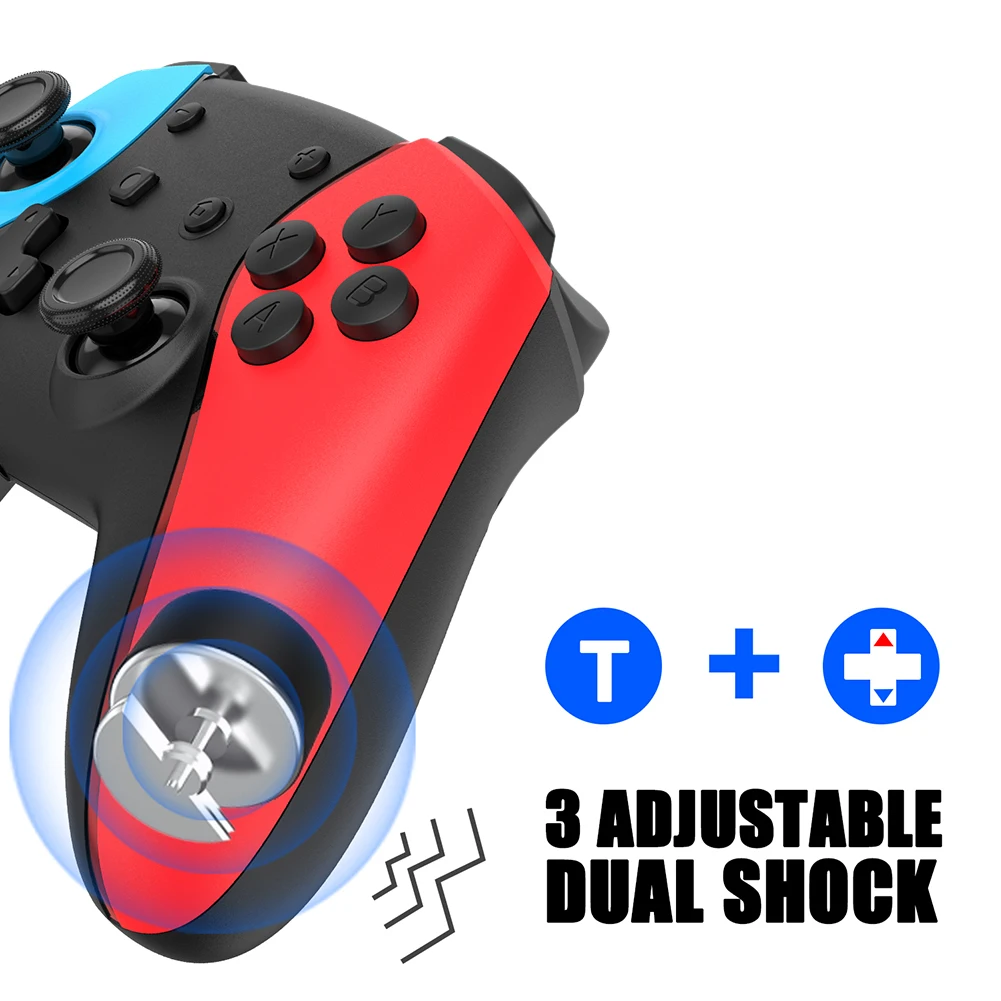 Wireless Video Game Controller for NS Switch Pro Gamepads Bluetooth-compatible Dual Motor Vibration 6 Axis Gyro Function Console |