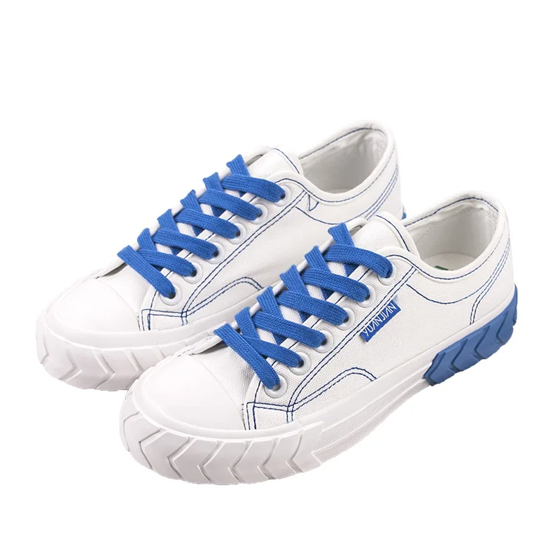 Женские кроссовки на вулканизированной подошве модные парусиновые туфли черные