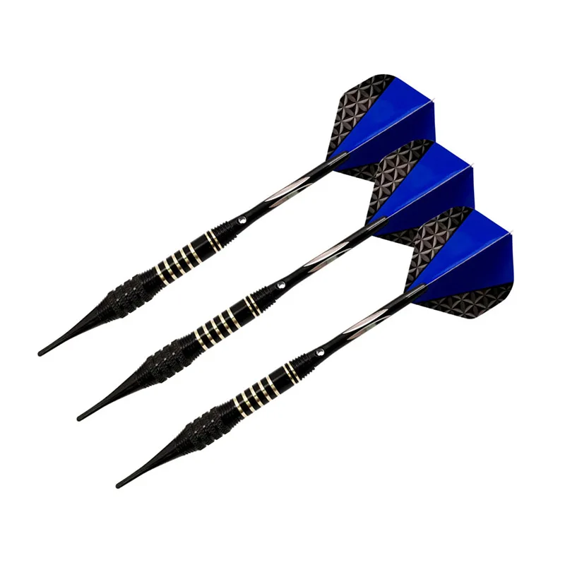 

3Pcs 18g Professional Safe Dart Soft Nylon Tip Brass Barrel Aluminum Shaft PET Flight Competition Training Electronic Dart