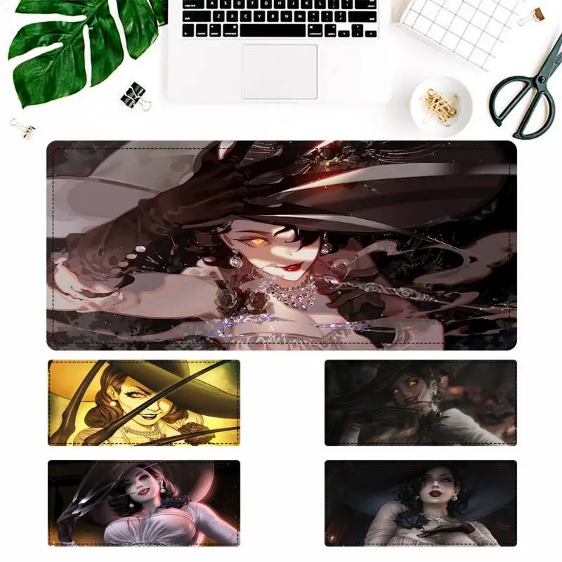 

residentevil Alcina Dimitrescu Gaming Mouse Pad Gaming MousePad Large Big Mouse Mat Desktop Mat Computer Mouse pad For Overwatch