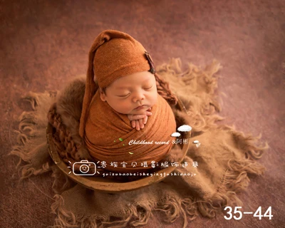 set 24 Шапочка для маленьких мальчиков и девочек+ комбинезоны, Одежда для новорожденных, одежда для выпускного, наряд для фотосессии, аксессуары для фотосессии - Цвет: set 24