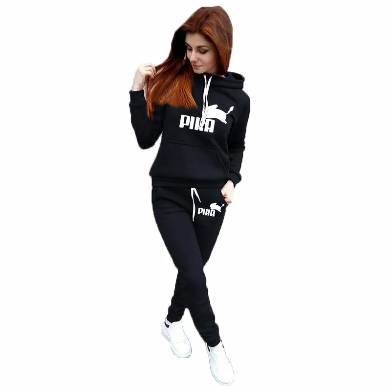 

Womens Tracksuits Outfits Sports Wear Hoodie Set Trending Track suits Hoodie+Sweatpants Jogging Suits