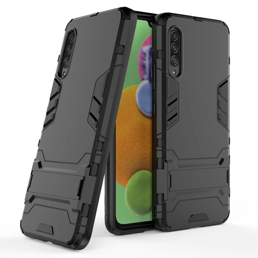 Чехол для Samsung Galaxy A90 резиновый армированный Броня из жесткого поликарбоната