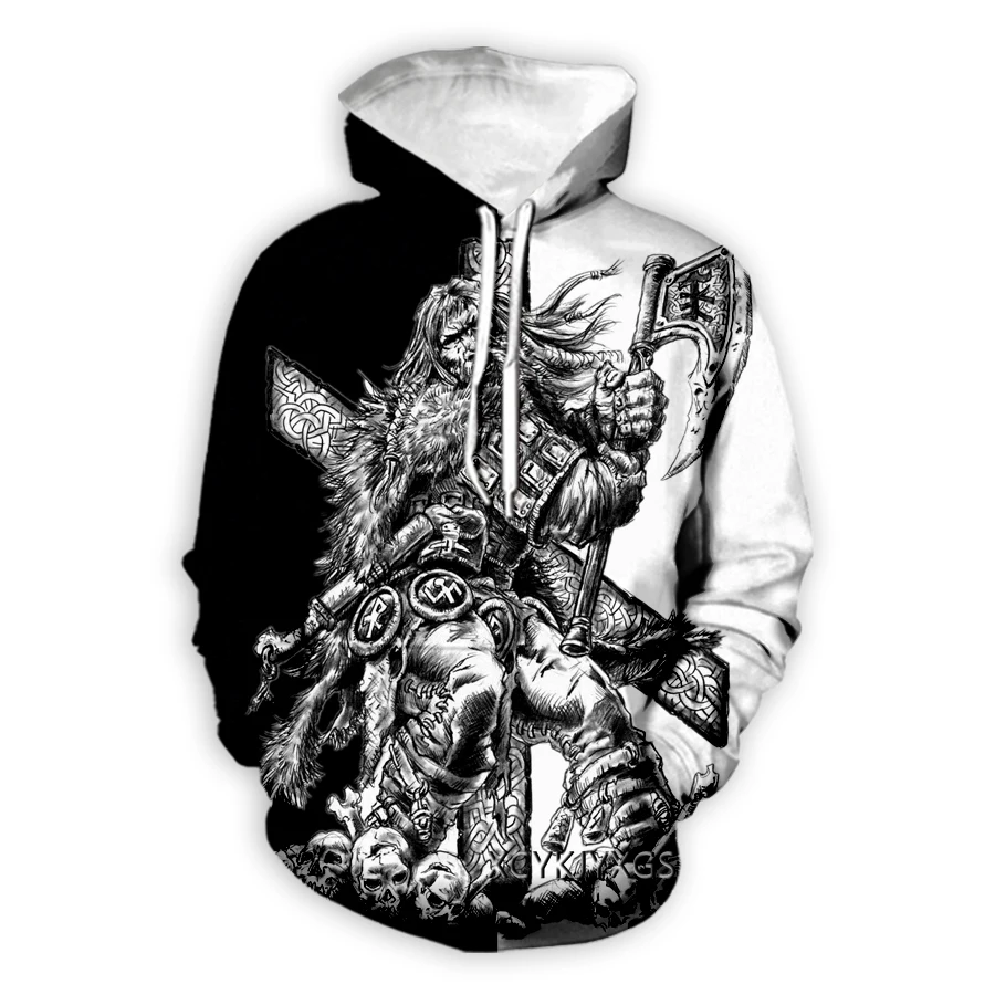 Новая Мужская/Женская толстовка с 3D-принтом японская Татуировка самурая модная