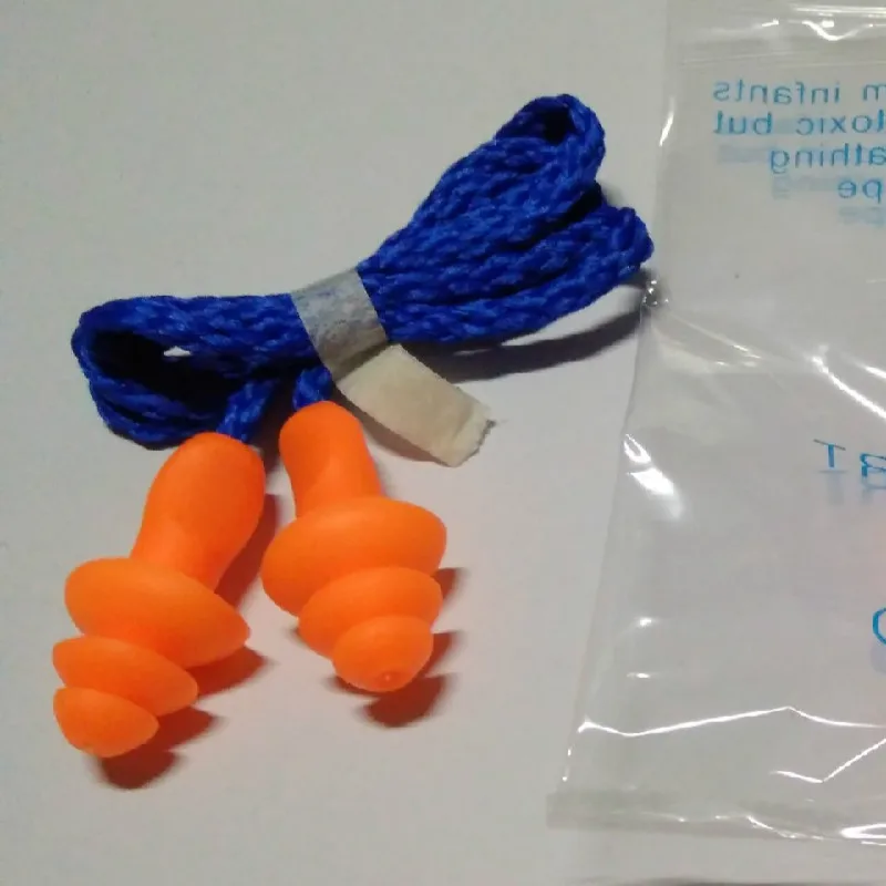 10 штук Мягкие силиконовые со шнуром уха Вилки уши протектор Многоразовые Защиты