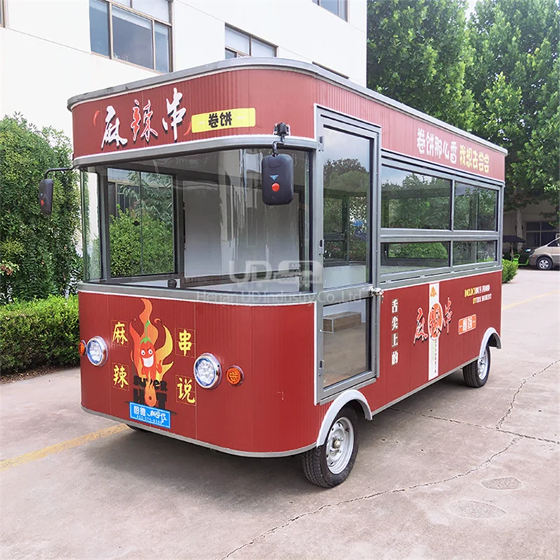 Ресторан трейлер уступке Еда грузовик Халяль Taco Ван электрическая тележка для