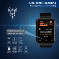 voice recorder watch16gb audio voice wristband bracelet recording devicenoise cancellation sound recorder with passwordfm rad
