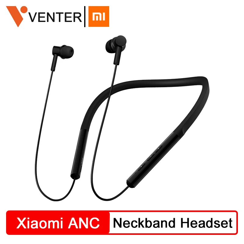 Новинка, Xiaomi ANC, Bluetooth наушники, Шейная гарнитура, беспроводная, магнитная, Bluetooth, гибридный, с шумоподавлением, HD звук, с микрофоном