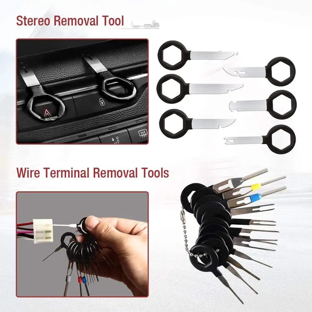 Универсальный набор инструментов для демонтажа приборной панели автомобиля