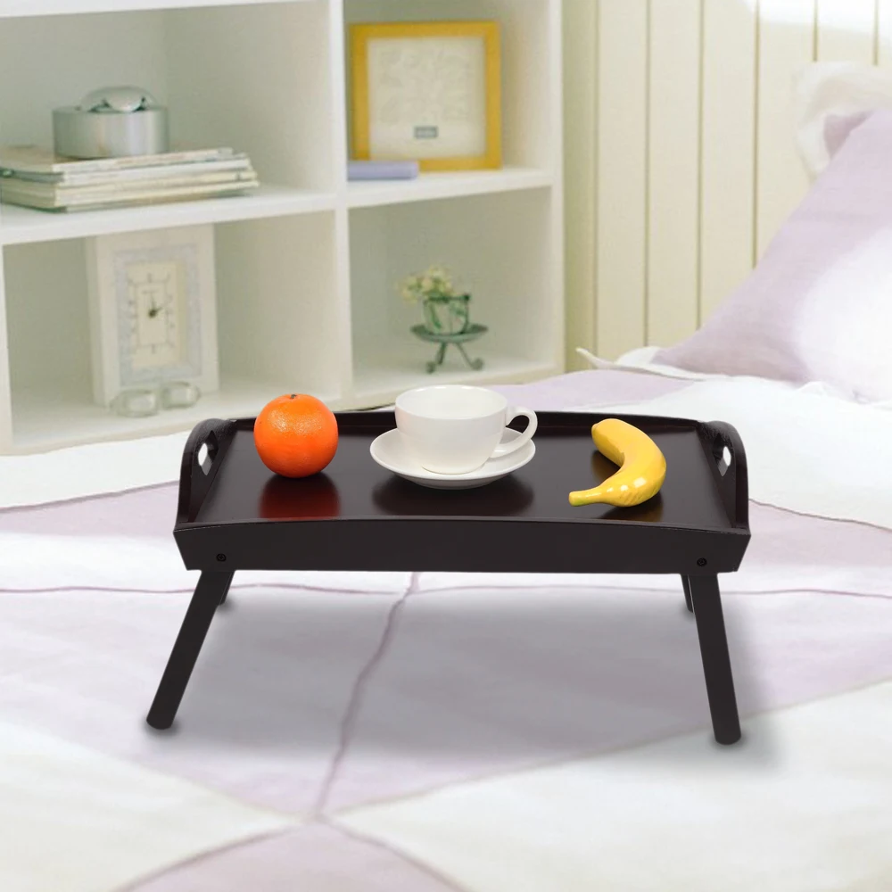 

Foldable Curved Breakfast Tray Brown