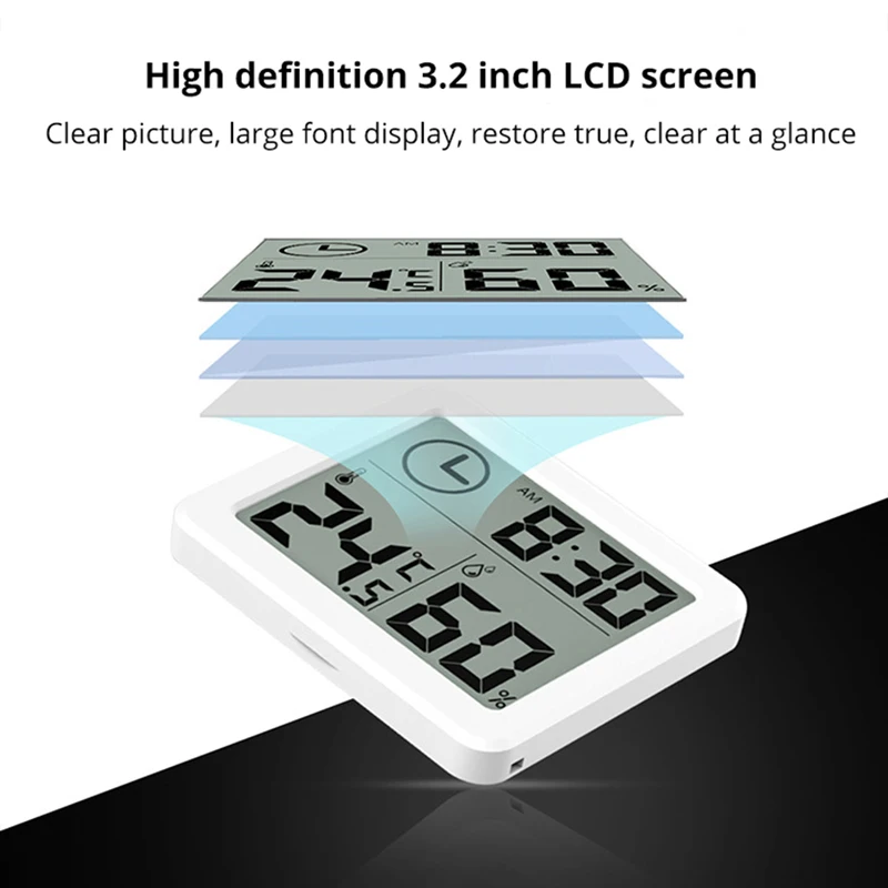 Многофункциональный гигрометр Автоматический электронный термометр для