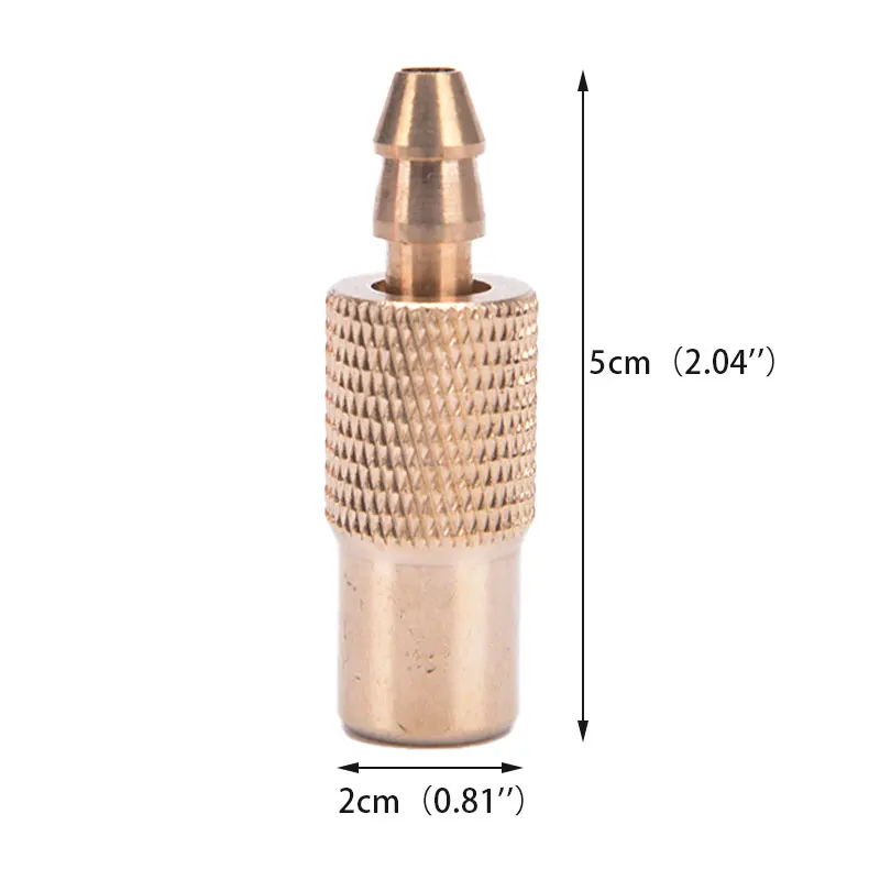 

1Pc Car Clip Clamp Connector Adapter Dropshipping Auto Brass 6mm Tyre Wheel Tire Air Chuck Inflator Pump Valve