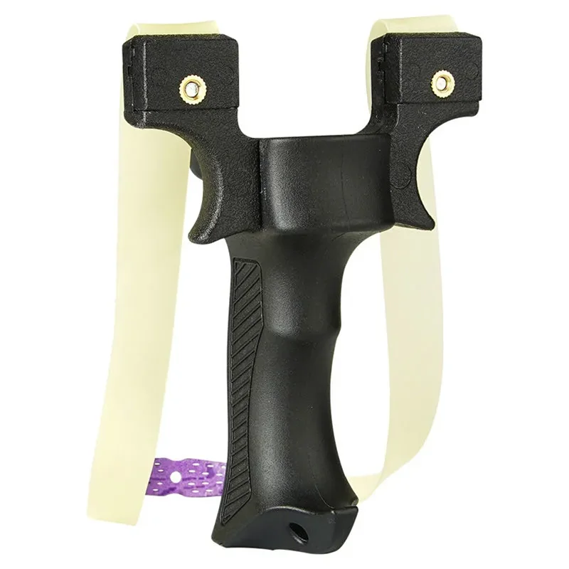 

High-precision Flat Rubber Band Slingshot Suitable for Novices Outdoor Sports High-power Fish Shooting Catapult