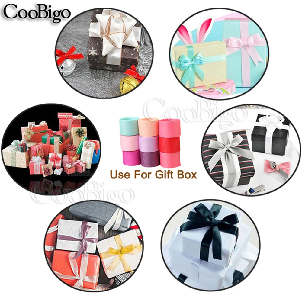 20 ярдов 12 мм корсажные атласные ленты для украшения свадебной рождественской