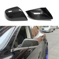 carbon fiber rearview mirror cover caps fit for tesla model 3 2017 up
