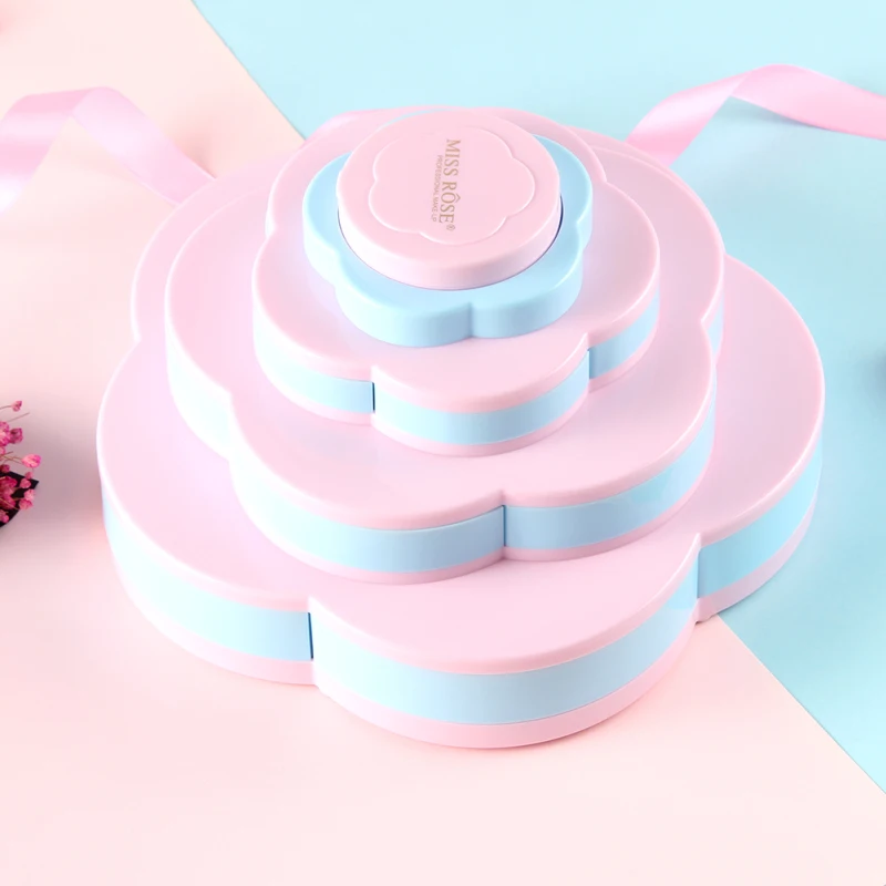 Набор для макияжа Профессиональная Волшебная вращающаяся Палетка с цветком