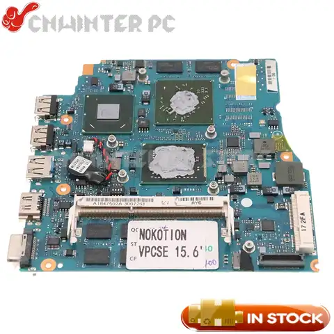 NOKOTION A1847502A MBX-237 1P-0117J00-A012 для SONY VPCSE VPCSE29FJ PCG-41413N материнская плата для ноутбука i5-2430M CPU 4G RAM HD7400M