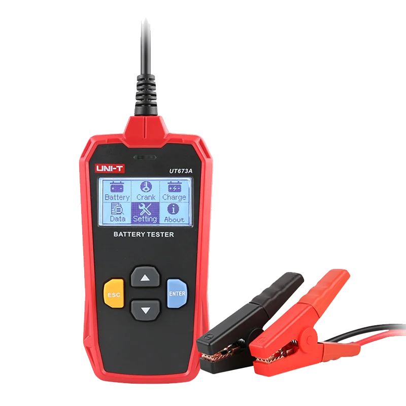

UNI-T тестер аккумулятора 12/24В UT673A/UT675A