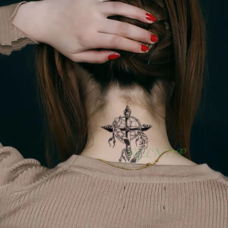 Водостойкая Временная тату-наклейка роза цветок лапа поддельные тату флэш-тату