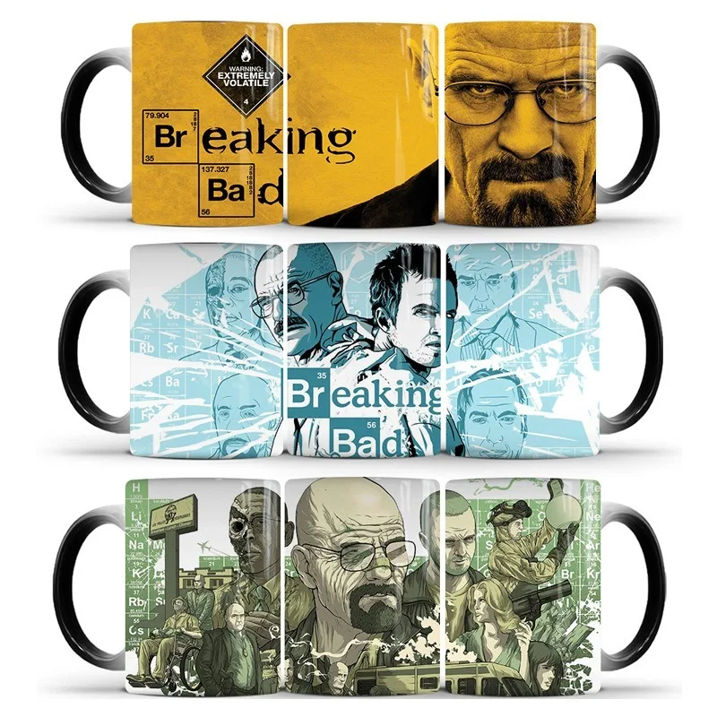 Новые керамические кружки Tazas De Creativas Breaking Bad Color Changing керамическая кружка с