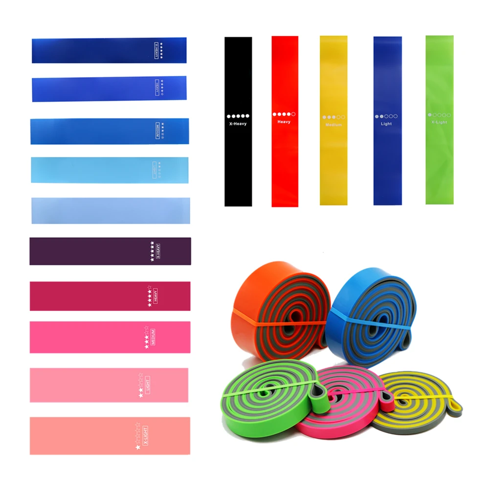 Эспандер резиновый для занятий йогой тренировочное оборудование кроссфита