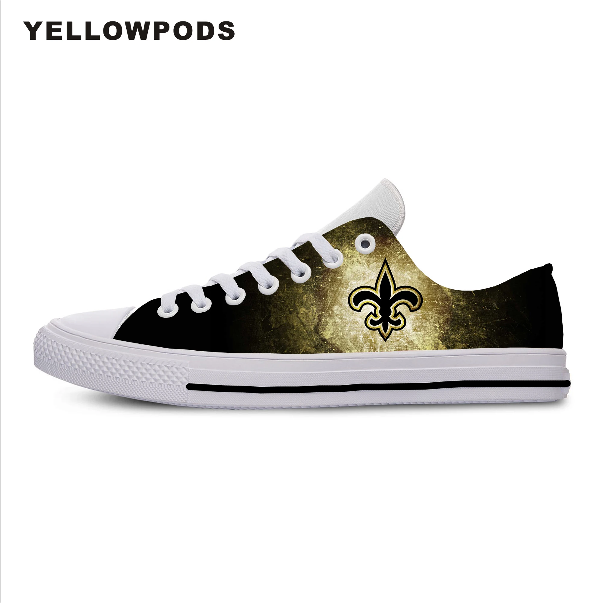 

Men Casual Shoes Novelty Design Football New Orleans NOS Comfortable Breathable Shoes Lightweight Off White Shoes Man