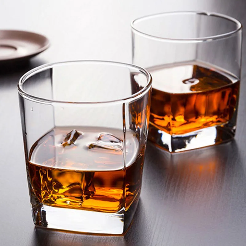 Transparent Glass Cup for Whiskey Wine Vodka Bar Club Beer Mug Drinkware Gifts | Дом и сад