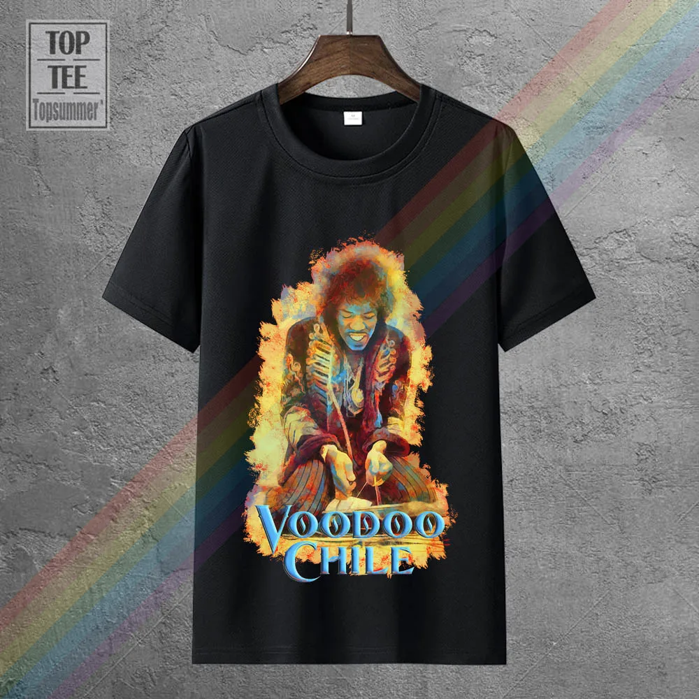 

Jimi Hendrix Voodoo Child Electric Ladyland T Shirt Emo Punk T Shirts Hippie Goth Fashion Tshirts Retro Gothic Tee-Shirt