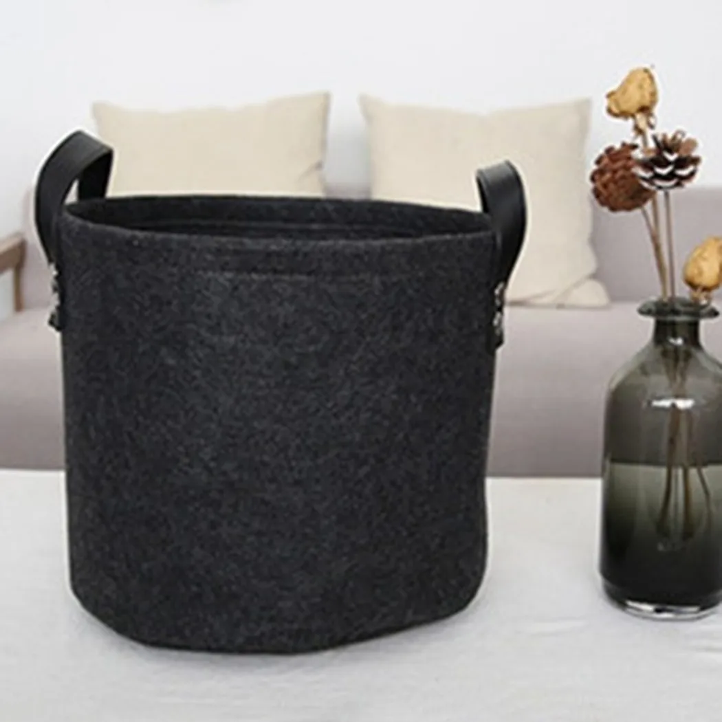 

3027cm Dirty Clothes Felt Storage Basket Toy Storage Basket Storage Box Custom Home Storage Bucket Drop Shipping