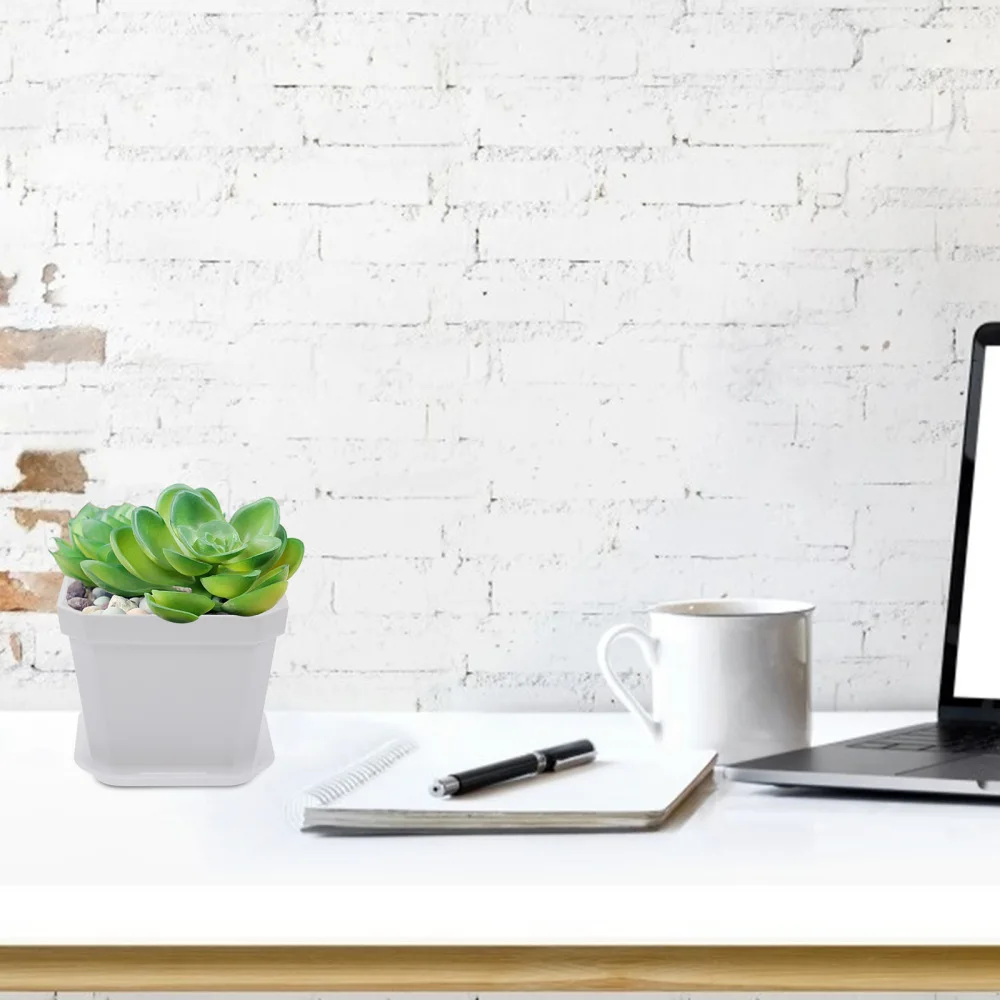 

10 Pcs Flower Pots Succulent Flower Pot Simple Flowerpot Mini Flowerpots