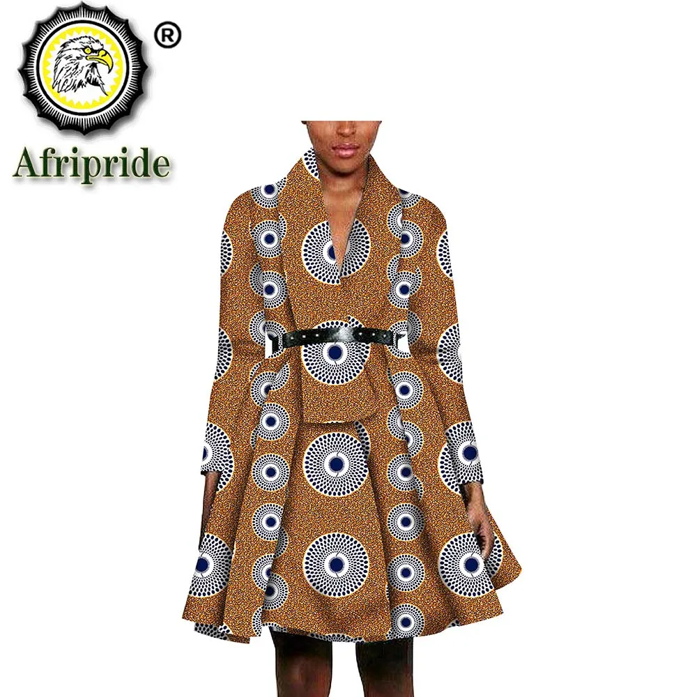 2020 Новое Стильное Африканское платье из чистого хлопка с принтом Анкары