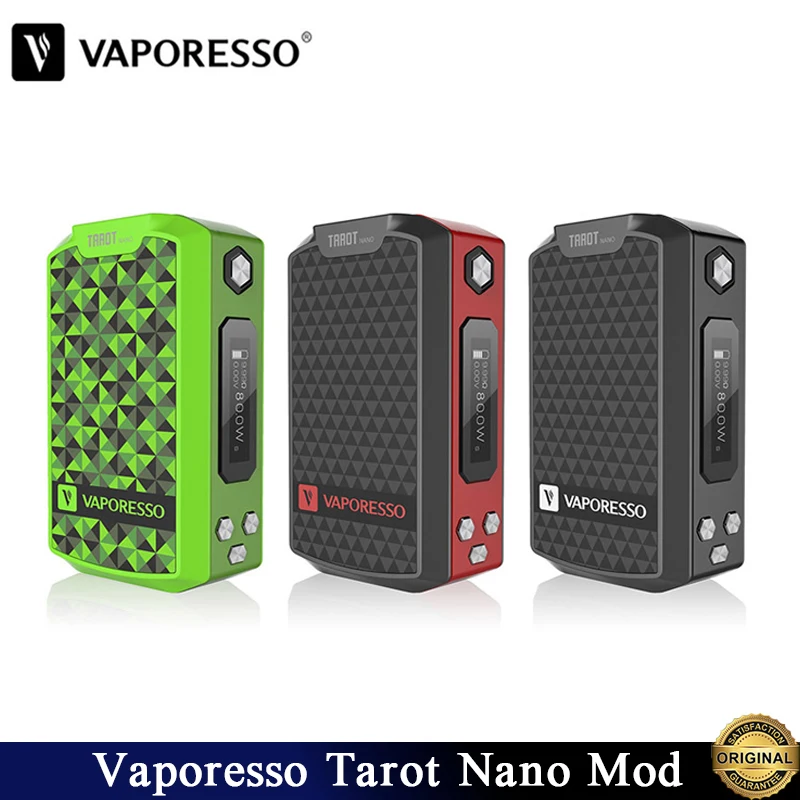 Оригинальный Vaporesso Таро нано мод Vape 80 Вт TC коробка Встроенный аккумулятор 2500 мАч