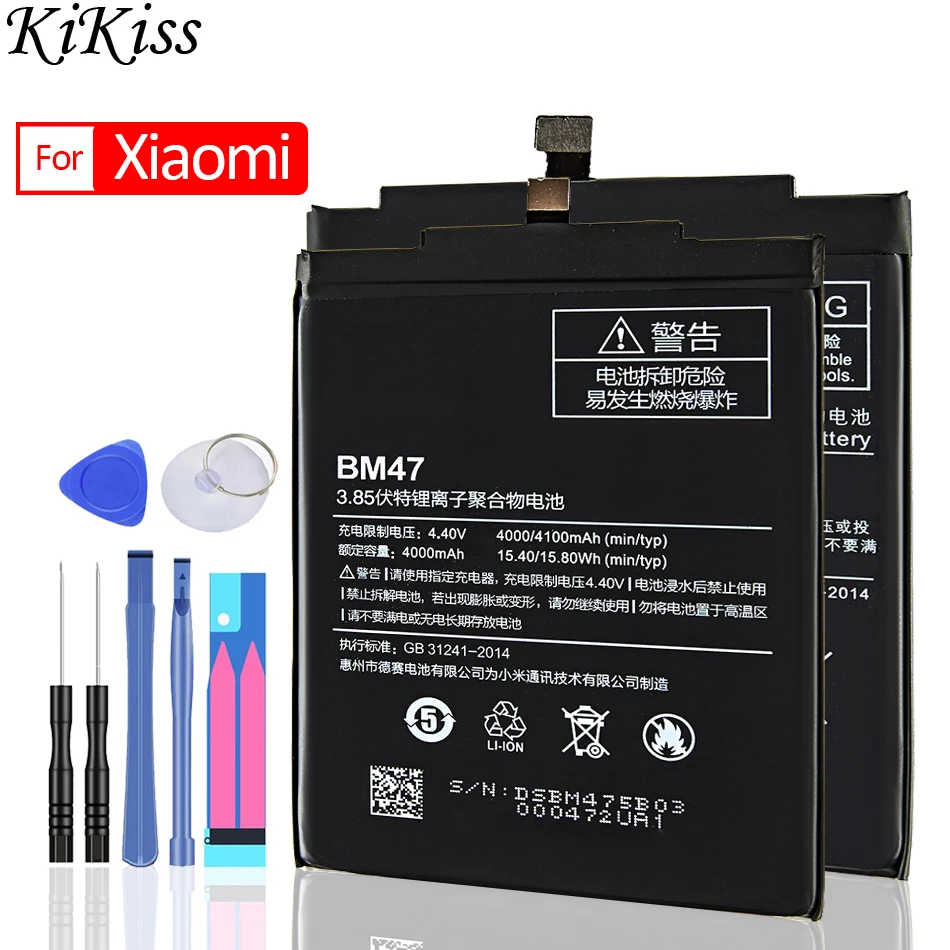 BM47 BM22 BN40 BN31 Аккумулятор для Xiaomi mi Redmi 3 3S 3X 4 4A 4X 4C 4i 5 5A 5C 5S Plus 5X 6 6A 6X 7 8 Explorer pro Lite SE 9