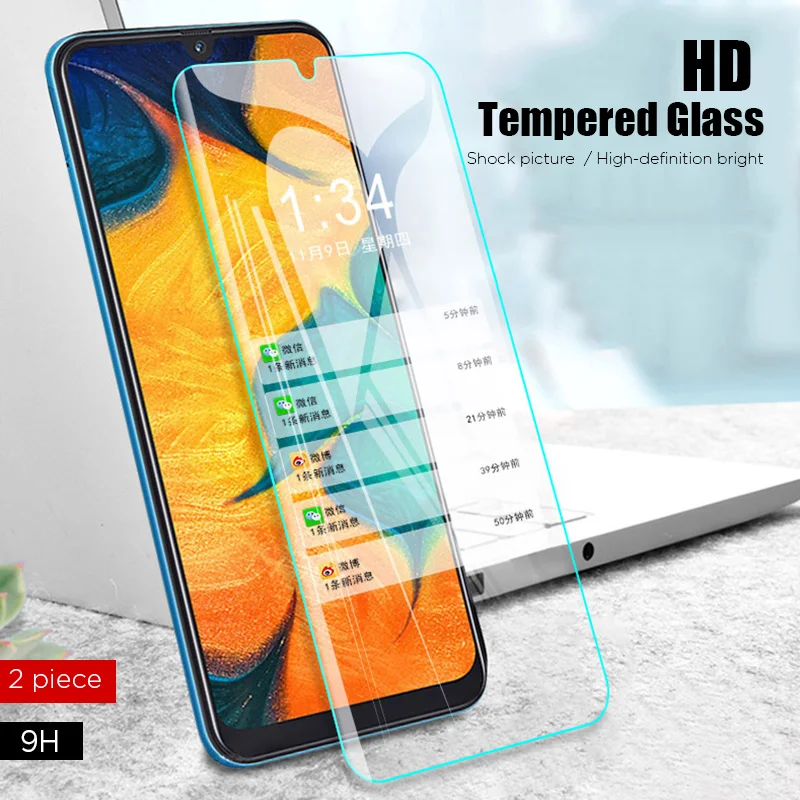 1/2 шт.! Защитное стекло для Samsung J6 J7 J8 Plus 2018 A3 A510 A520 A5 2015 Защита экрана A310 A320 A710 A7 2016