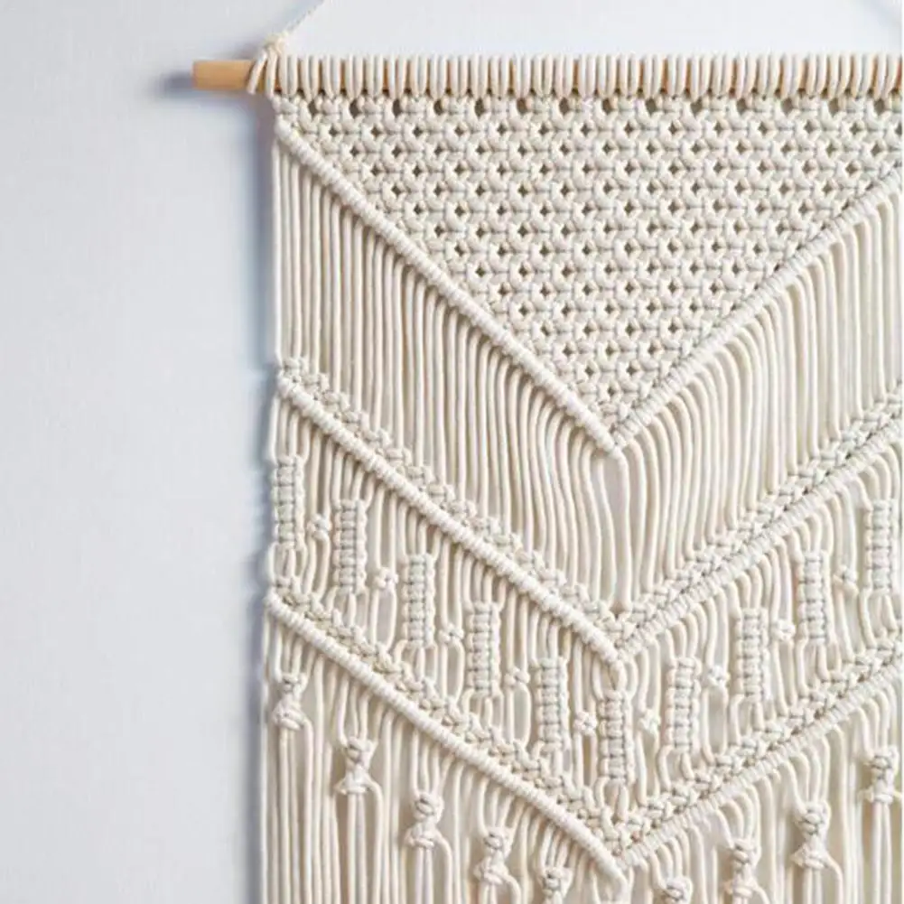 Ручная плетеная на стену в стиле бохо шикарная богемная комната искусство