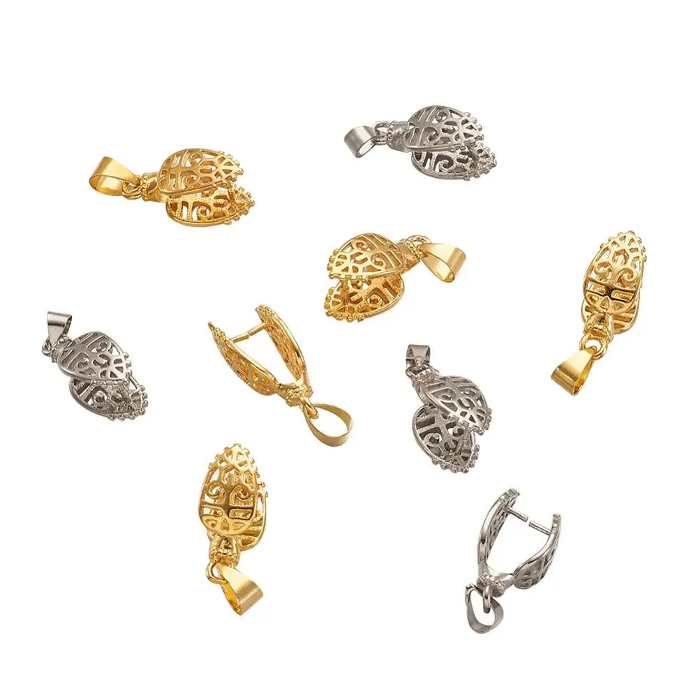 Позолоченный латунный зажим для прищепок платинового цвета и зажимов рукоделия