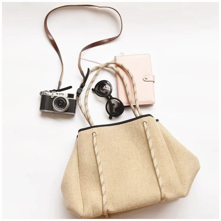 Women Bag Tote Crossbody Shoulder Big Shopping Neoprene Light Women's Handbags Bolsas Female Beach Travel package | Багаж и сумки