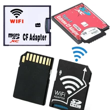 TF к wifi CF карта Wi-Fi адаптер, SD к CF карта адаптер SDHC SDXC до 3,3 мм, TF к wifi SD карта адаптер Беспроводная передача для Canon
