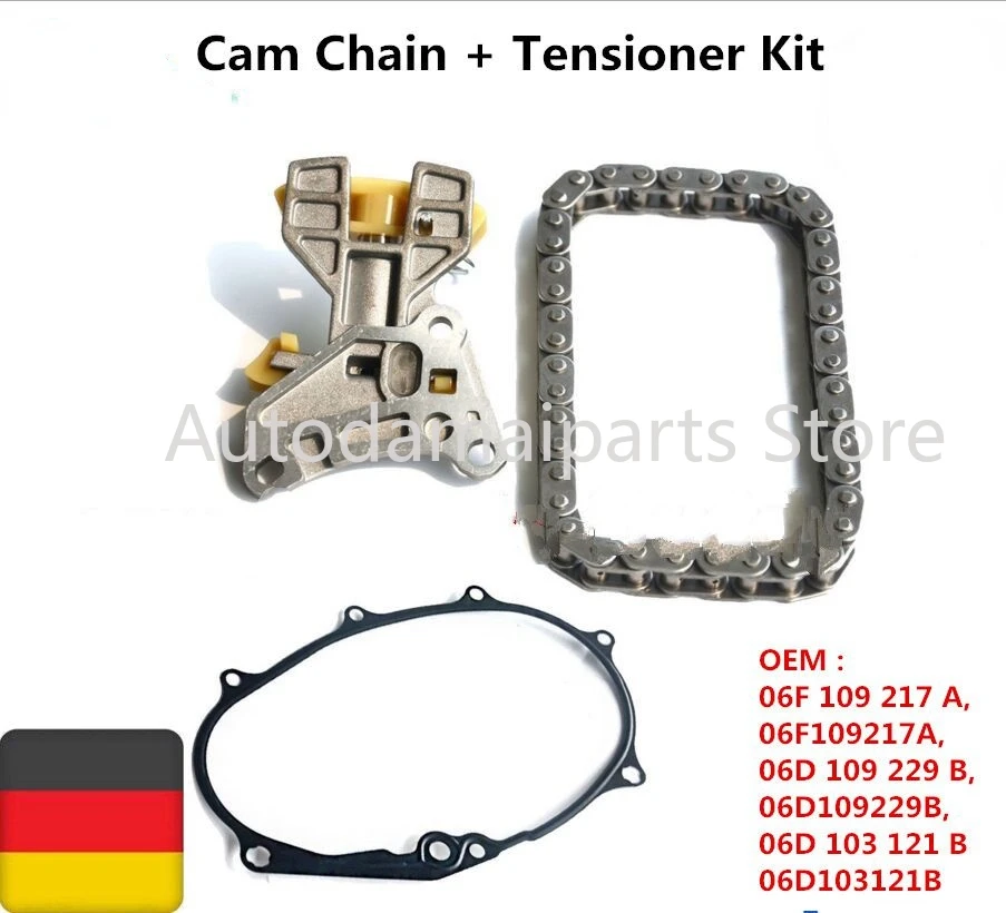 

AP01 06F109217A 06D109229B 06D103121B Cam Chain + Tensioner Kit FOR Audi TT + TTS 2.0T FSI/2.0 FSI/2.0 TFSI (06 -08)