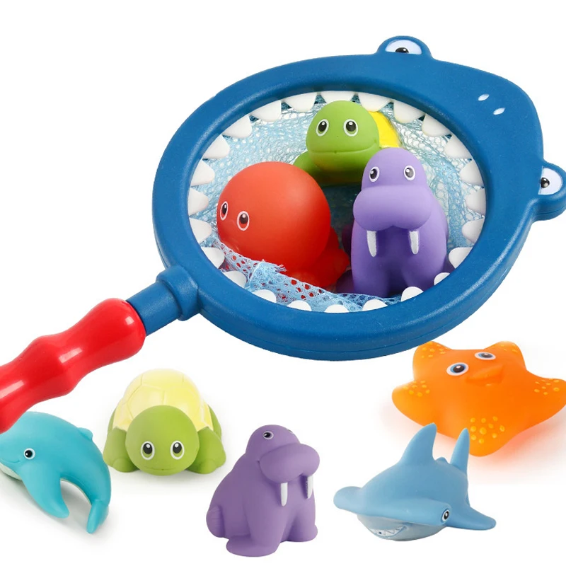 

Детские игрушки для ванной, игрушки для рыбалки в ванной, чувствительные к температурам, меняющие цвет, животные, распыление воды, сжимающее...