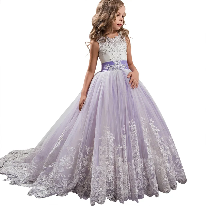 Цветочное романтическое свадебное платье для девочек подружки невесты на день