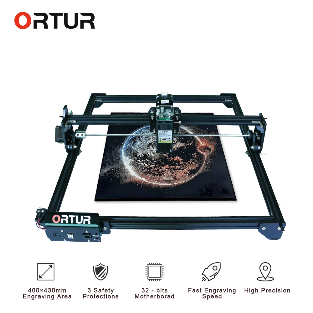 Ortur Rotate Engraving Module YRR Laser Engraver Y Axis DIY Update Kit for Column Cylinder Engraving with Ortur Laser Master 2