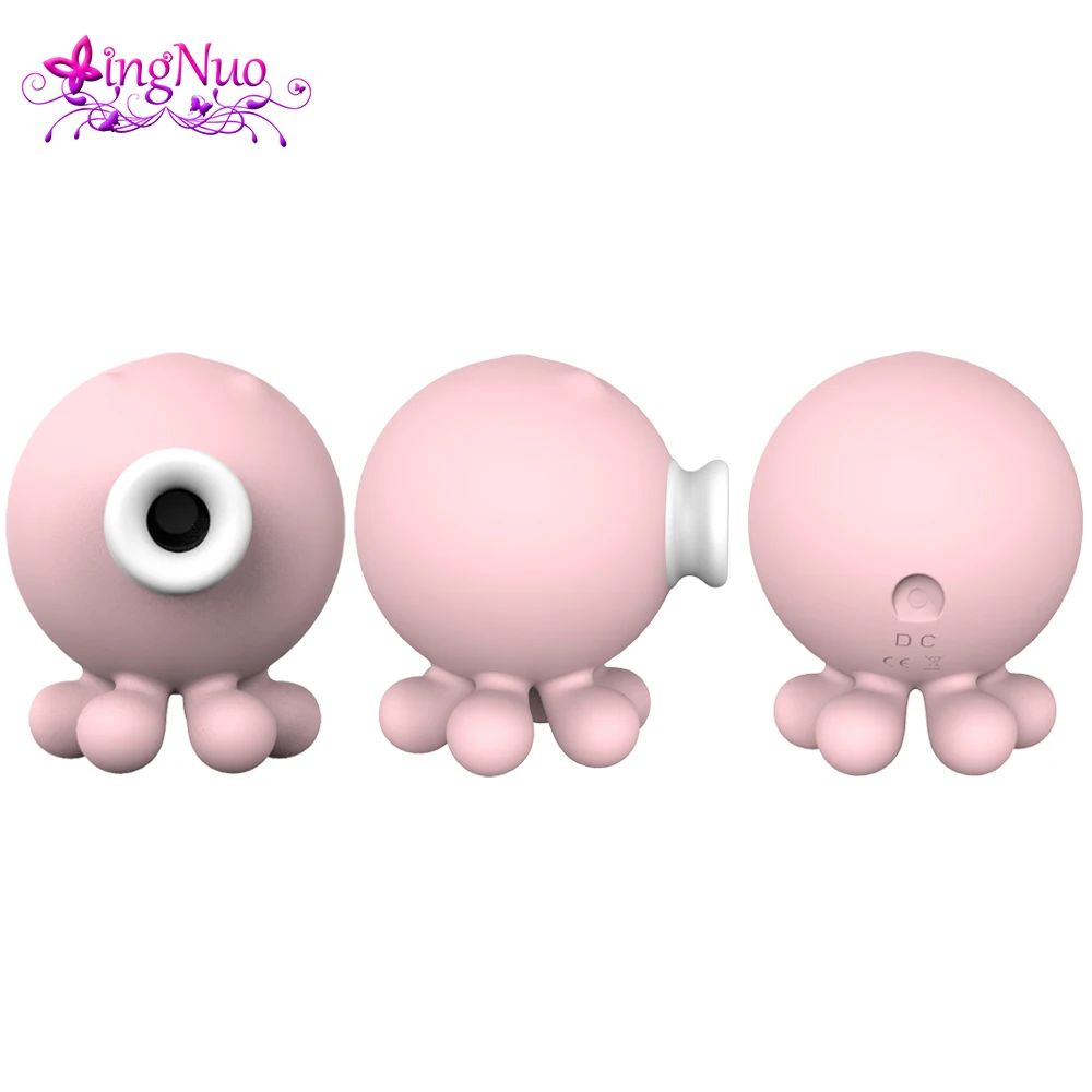 Вибратор Осьминог для сосков массажер 9 скоростей Стимулятор клитора влагалища